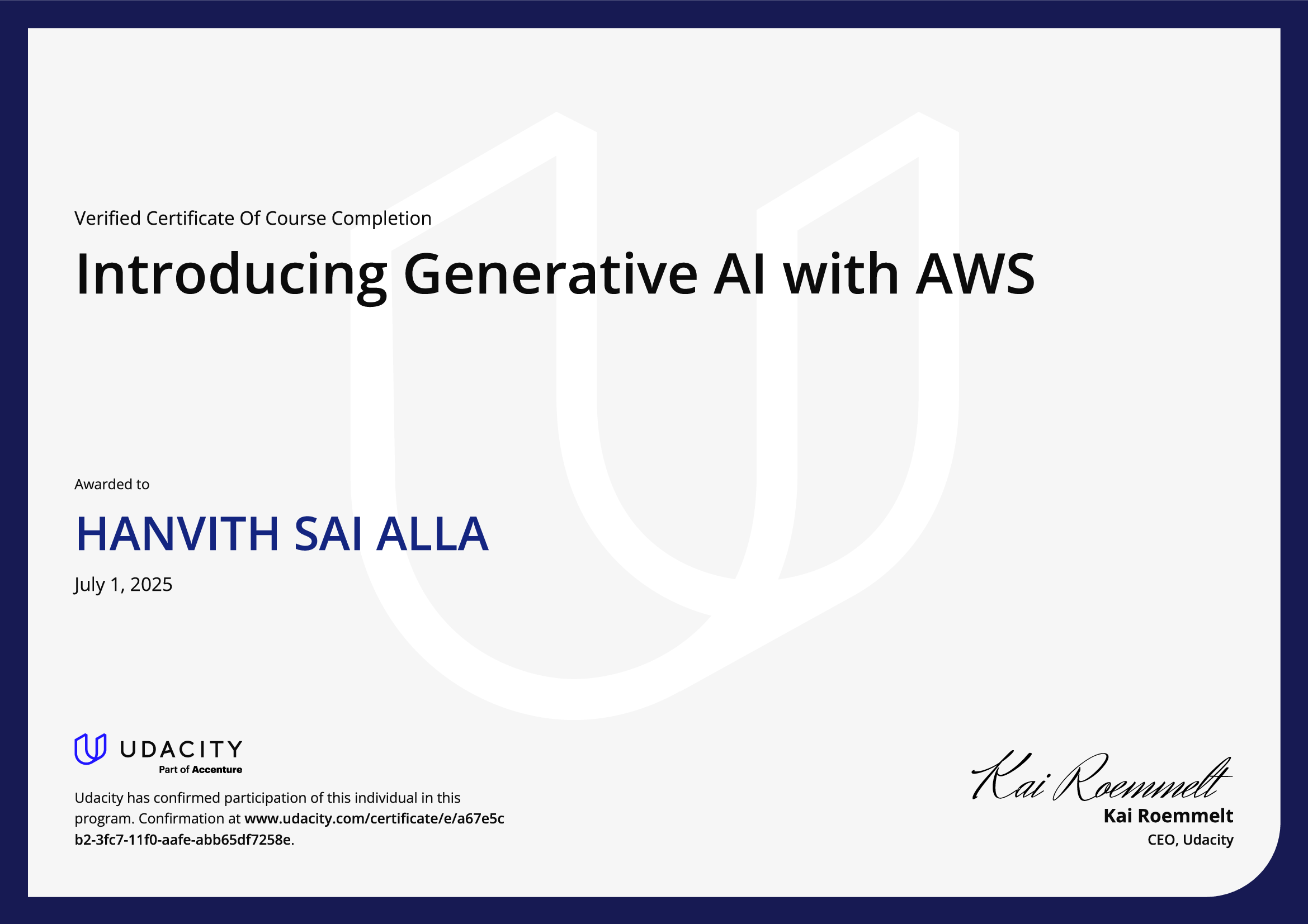 Introducing Generative AI with AWS
