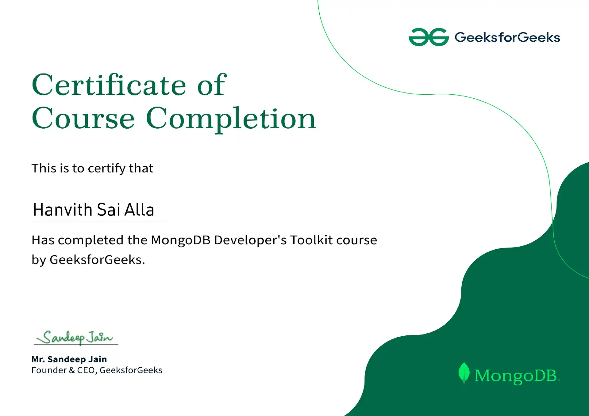 MongoDB Developer's Toolkit