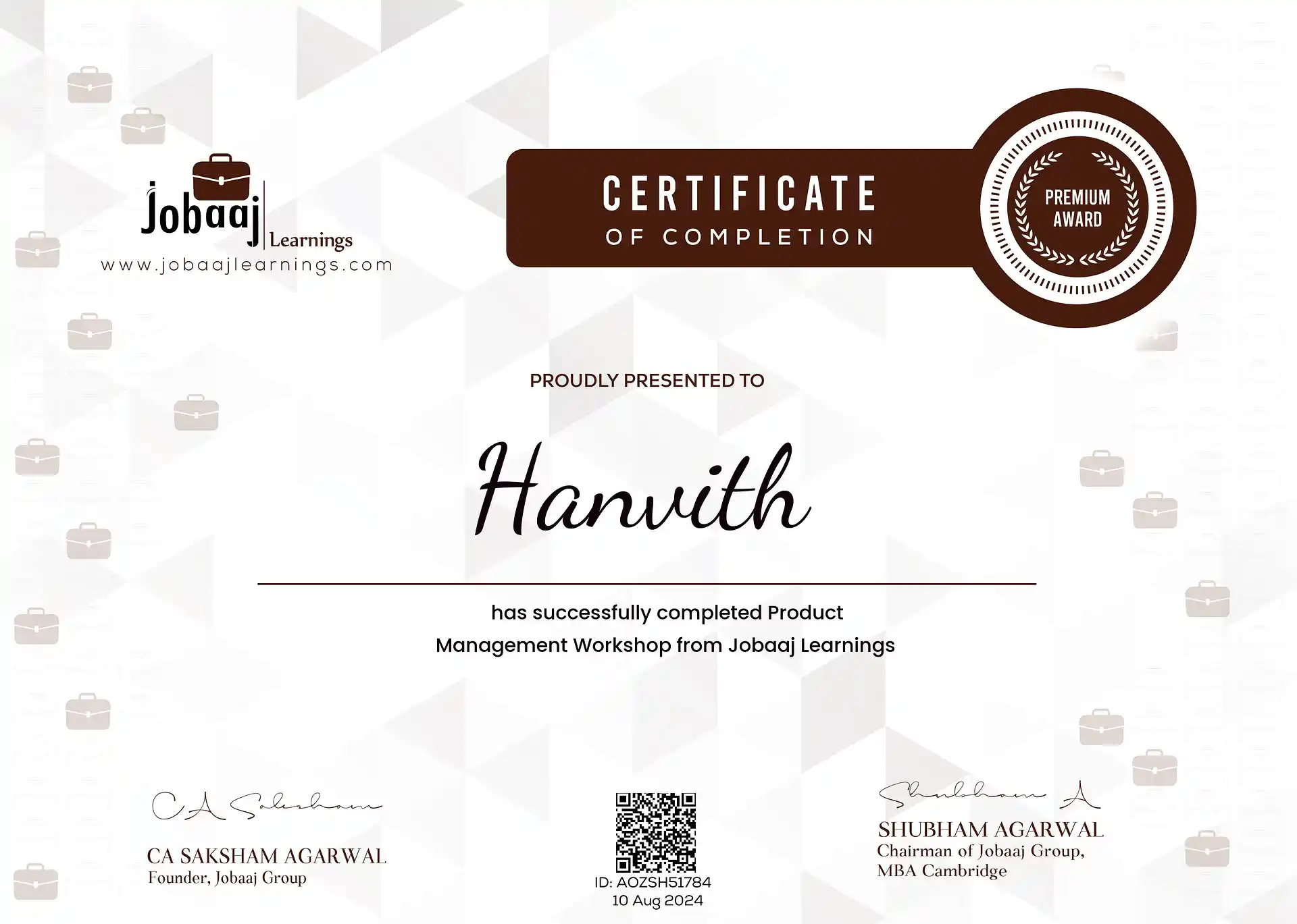 Product Management Workshop