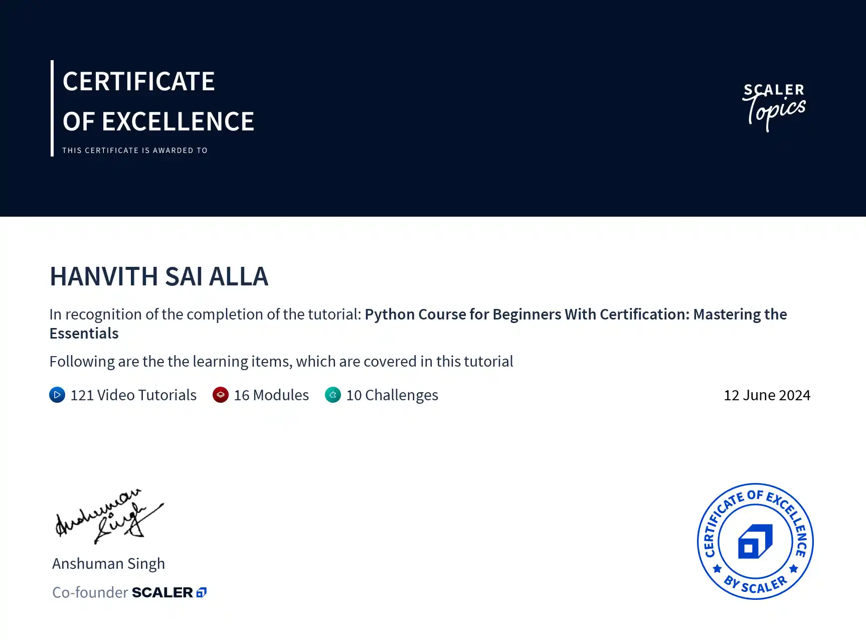 Python Course for Beginners : Mastering the Essentials